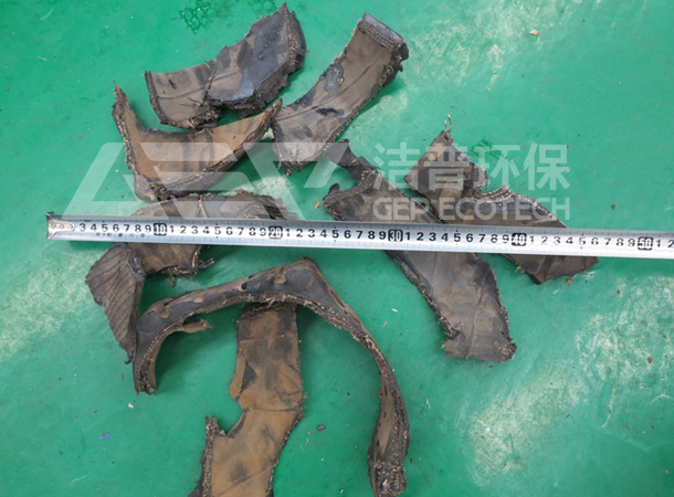 輪胎橡膠破碎后